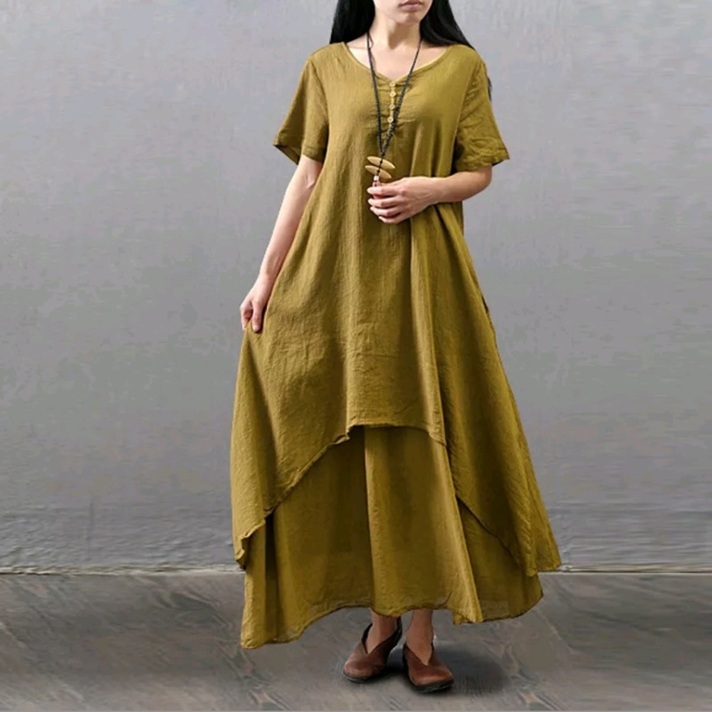 Coming Soon...Summer Layered Kaftan Dress Sz XL-1X